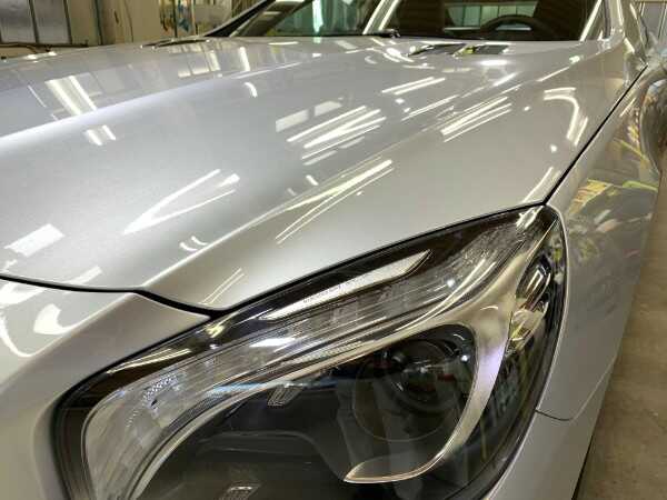 メルセデスベンツsl550・sプレミアムコーティング後のボンネット