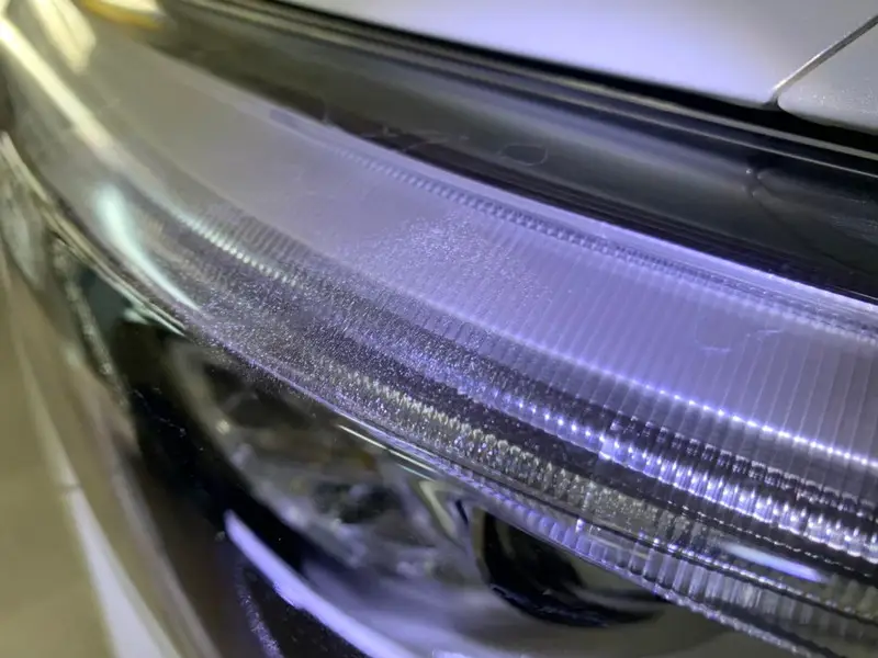 研磨前。クラックがあります