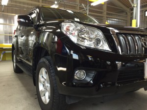 プラド（202ブラック）をガラスコーティング