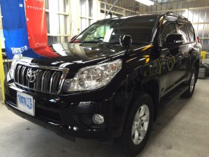 プラド（202ブラック）のコーティング後の全体図