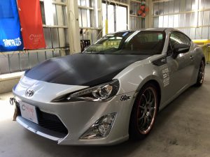 1・86プレミアムコーティング＆ボンネットラッピング（全体）