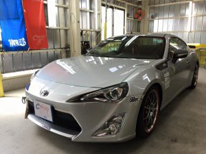 2・86プレミアムコーティング＆ボンネットラッピング（施工前・全体）