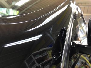 4メルセデスベンツE550・スタンダードコーティング（運転席側Aピラー）