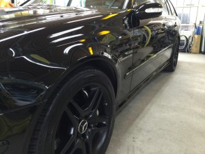 AMG・E55こだわりの黒ホイール