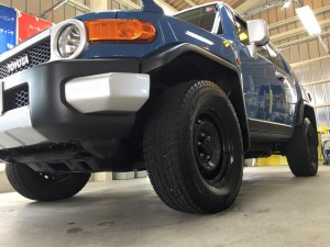 クイックフッ素コーティング・FJクルーザー助手席側前方