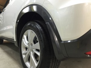 ヴェゼル・プレミアムコーティング・助手席側後方より