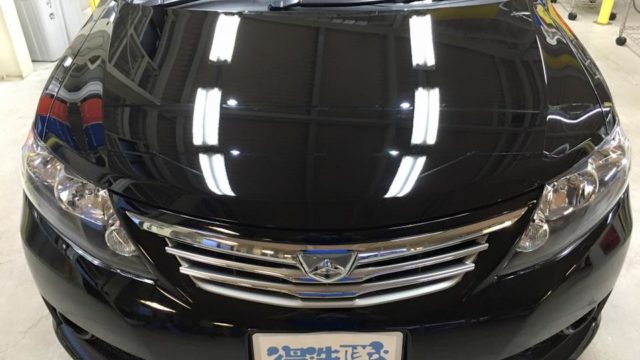 2アリオンのガラスコーティング・正面より