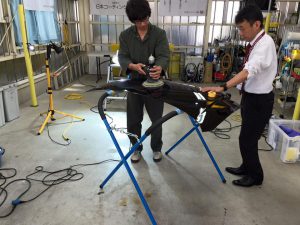 コーティング技能検定2級・3級試験（得洗隊にて）2016051812