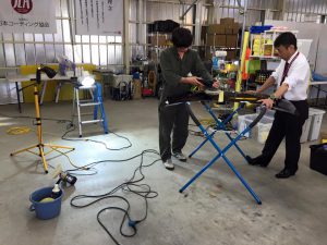 コーティング技能検定2級・3級試験（得洗隊にて）201605186