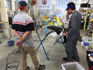 コーティング技能検定2級・3級試験（得洗隊にて）201605189