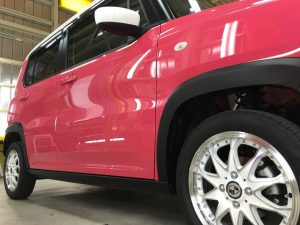 ハスラー・スタンダードコーティング・運転席周辺