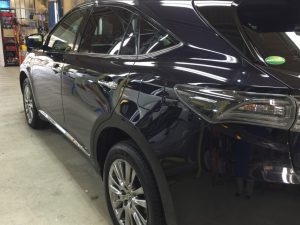 ハリアー60系・プレミアムコーティング・助手席側後方より