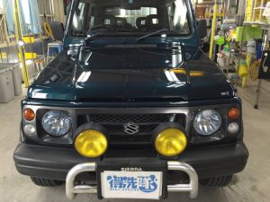 ジムニー・スタンダードコーティング・正面より