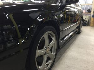 レガシー・スタンダードコーティング・助手席側フェンダー付近