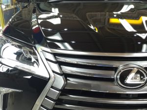 レクサスLX570・プレミアムコーティング・運転席側ヘッドライト