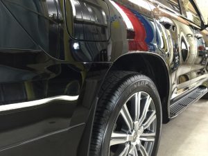 レクサスLX570・プレミアムコーティング・運転席側後方より