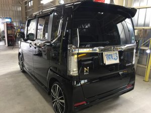 NBOX・プレミアムコーティング・助手席側後方より