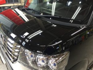 NBOX・プレミアムコーティング後のボンネット