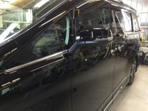 アルファード・プレミアムコーティング・助手席ドア付近