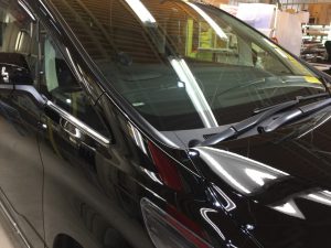 アルファード・窓ガラスコーティング