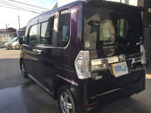 タント・プレミアムコーティング・助手席側後方より