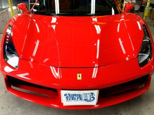 フェラーリ488・エシュロンゼンゼロ・ボンネット