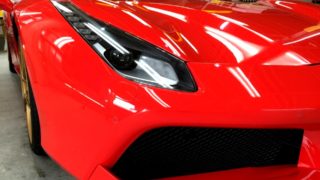 フェラーリ488・エシュロンゼンゼロ・右ヘッドライト付近