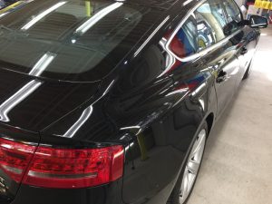 アウディA5・エシュロンゼンゼロ施工後・クォーターパネル