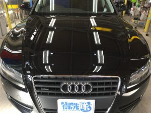 アウディA5・エシュロンゼンゼロ施工後・ボンネット