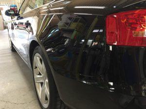 アウディA5・エシュロンゼンゼロ施工後・助手席後方より