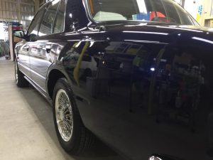 ガリュー・プレミムコーティング後・助手席側後方より