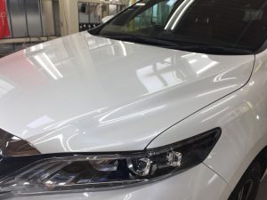 ハリアー・プレミアムコーティング後のボンネット