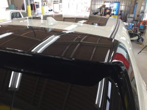 ハリアー・プレミアムコーティング後のルーフ