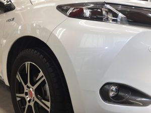 ハリアー・プレミアムコーティング後の運転席側前方