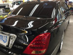 マジェスタ・プレミアムコーティング後のトランク