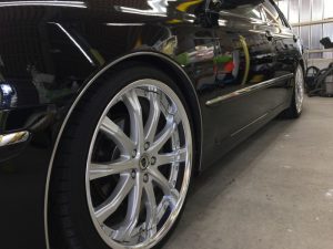 マジェスタ・プレミアムコーティング後・助手席側前方より