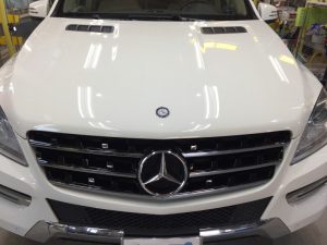 メルセデスベンツML350・プレミアムコーティング後のボンネット