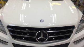 メルセデスベンツML350・プレミアムコーティング後のボンネット