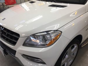 メルセデスベンツML350・プレミアムコーティング後のボンネット2