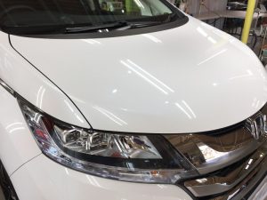 オデッセイ・ハイモースコート後のボンネット3