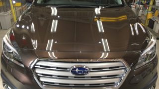 アウトバック・プレミアムコーティング後のボンネット