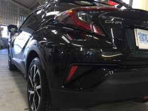 C-HR・プレミアムコーティング後の助手席側後方