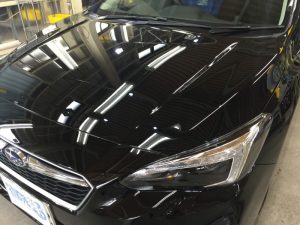 インプレッサ・プレミアムコーティング後のボンネット1
