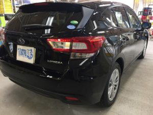 インプレッサ・プレミアムコーティング後・運転席側後方より