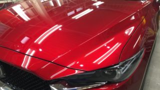 CX5・プレミアムコーティング後のボンネット