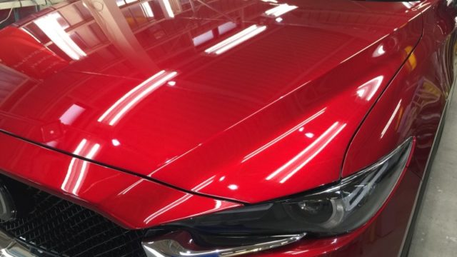 CX5・プレミアムコーティング後のボンネット