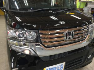 NBOX・プレミアムコーティング後のボンネット2