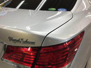 クラウン・ハイモースコート後のトランク