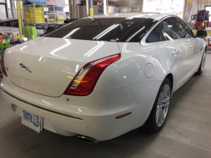 ジャガーXJ・エシュロンナノフィル後のトランク