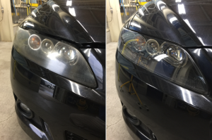 ヘッドライト磨きBefore&After